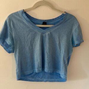 Target V-neck Loose crop top